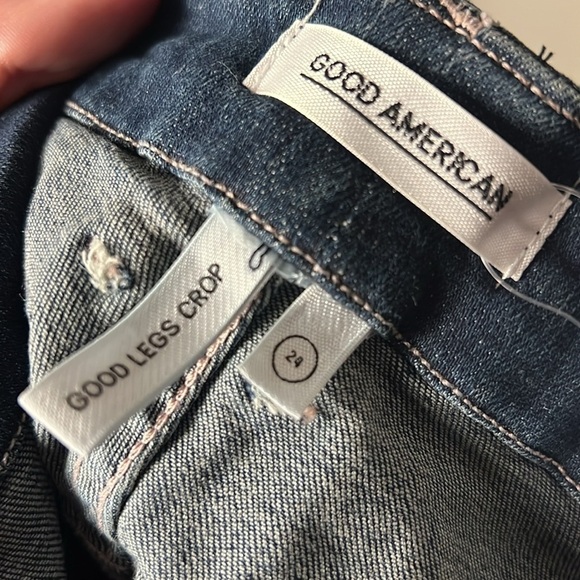 NWT Good American Good Legs Crop Size 24 - Picture 7 of 8